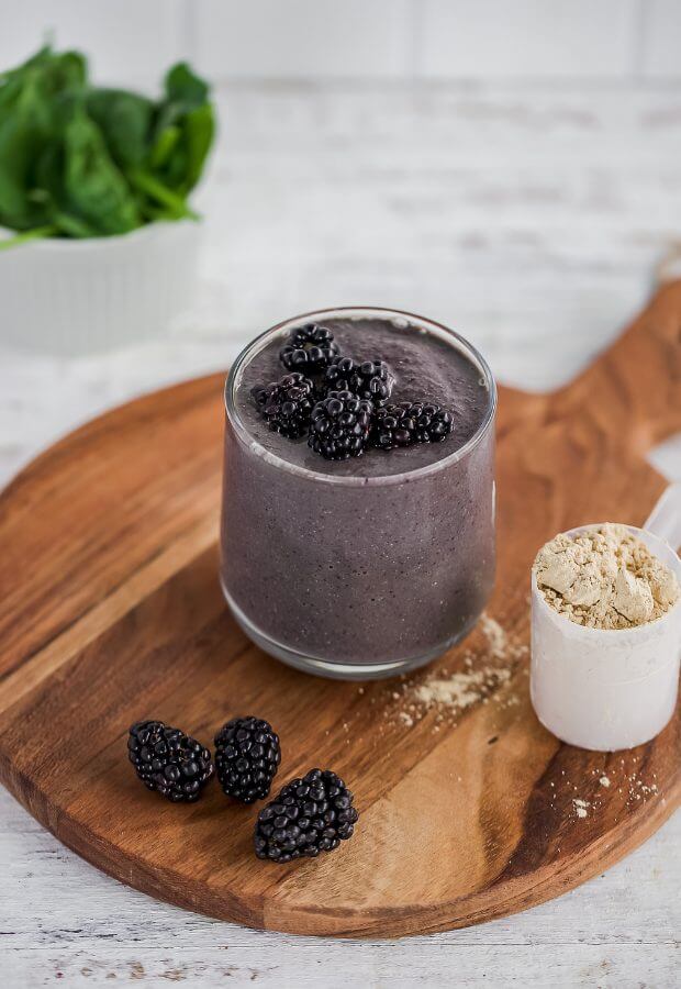 Keto Blackberry Smoothie Long