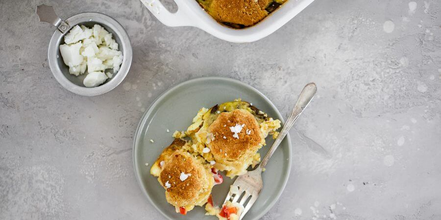 Keto Breakfast Biscuit Bake Second