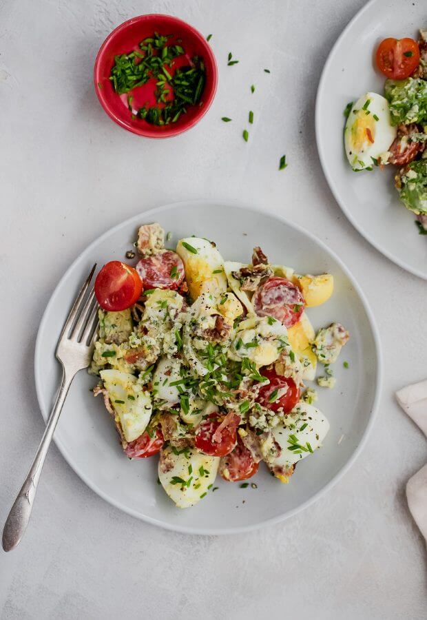 Keto Cobb Egg Salad Long