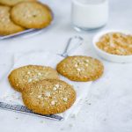 Keto Coconut White Chocolate Chip Cookies Featured