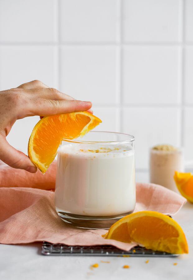 Keto Orange Creamsicle Smoothie Long