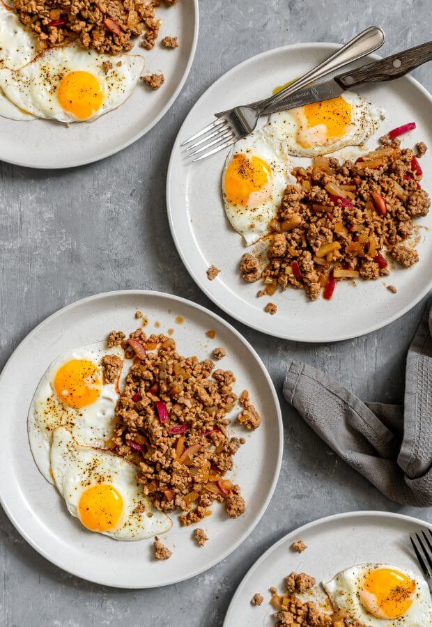 Keto Pork and Radish Hash Long