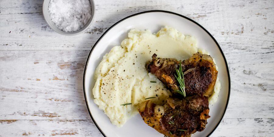 Lamb Chops with Cauliflower Mash Second