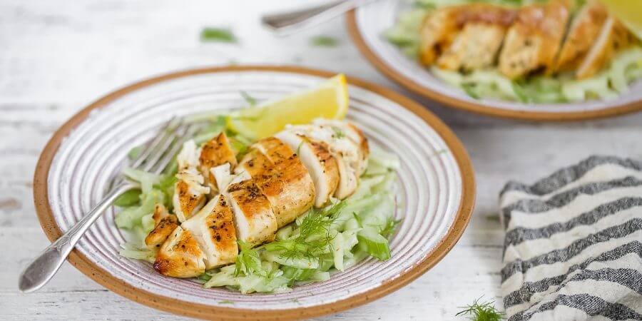 Keto Chicken Fennel and Celery Salad Second