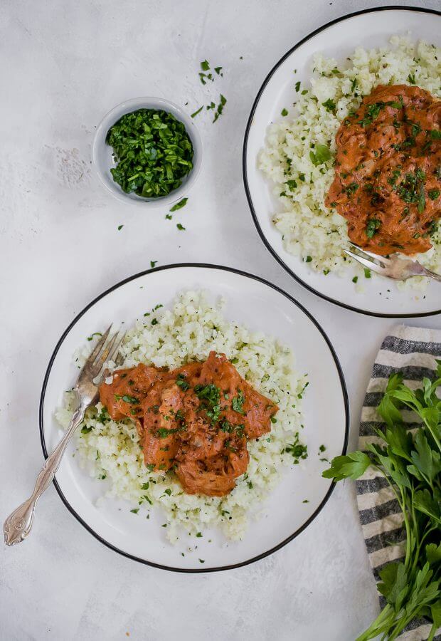 Keto Creamy Cajun Chicken Long