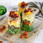 Keto Meal Prep Brunch Jars Featured