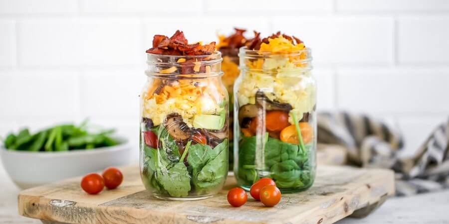 Keto Meal Prep Brunch Jars Second