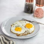 Keto Olive Oil Fried Eggs Featured