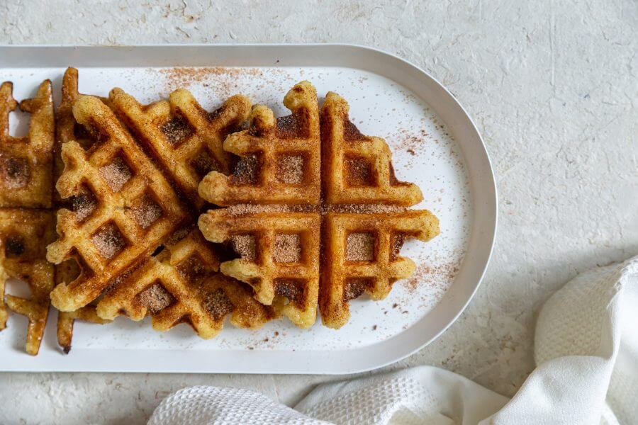 Keto Snickerdoodle Chaffles