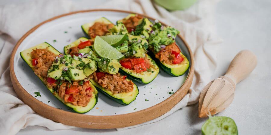 Keto Tuna Stuffed Zucchini Second