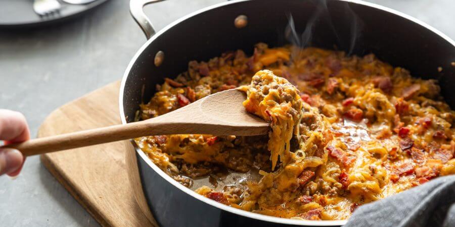 Keto Cheeseburger Casserole Second