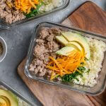 Keto Turkey Taco Bowls Featured