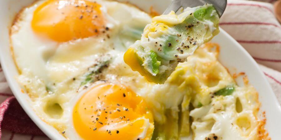 Baked Eggs with Avocado &amp; Cheddar Second