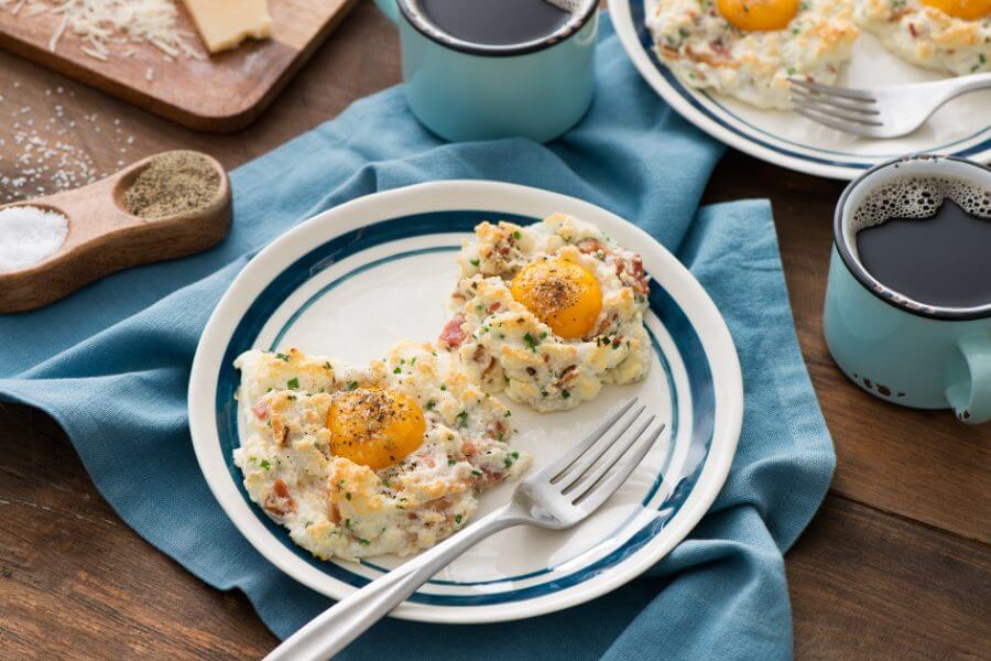 Keto Eggs in Clouds