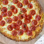 Zucchini Crust Pizza Featured