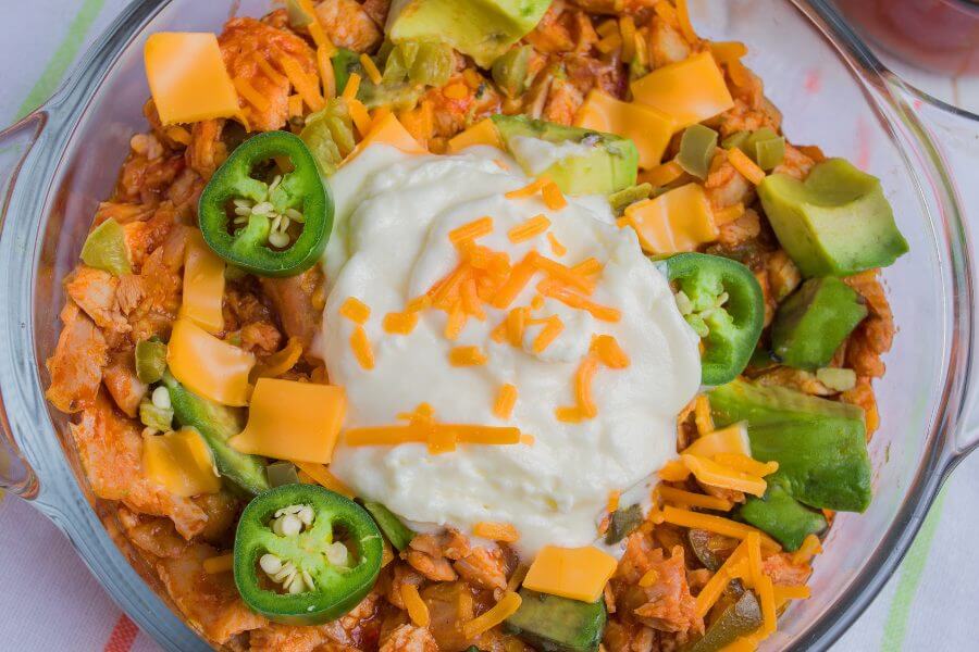 Keto Enchilada Bowl