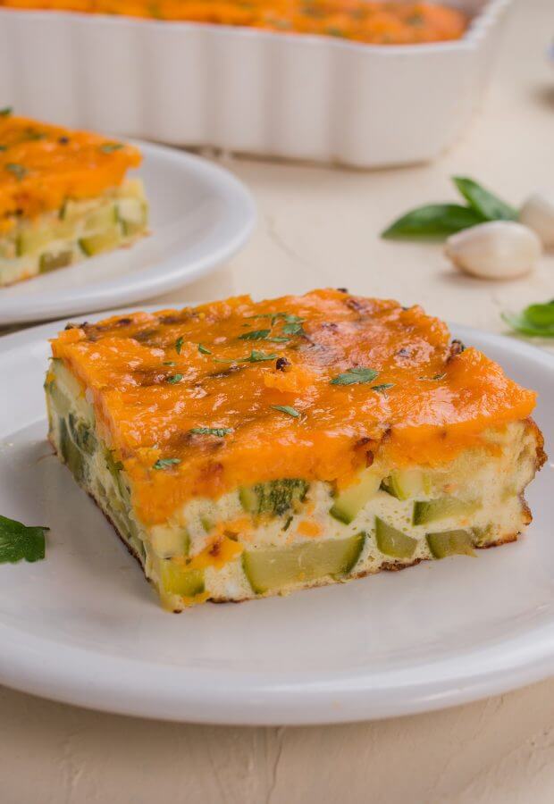 Keto Cheesy Zucchini Casserole Long