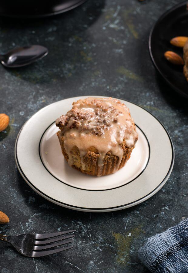 Keto Coffee Cake Muffins Long