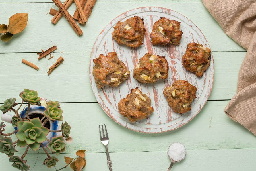 Keto Apple Fritter Cookies