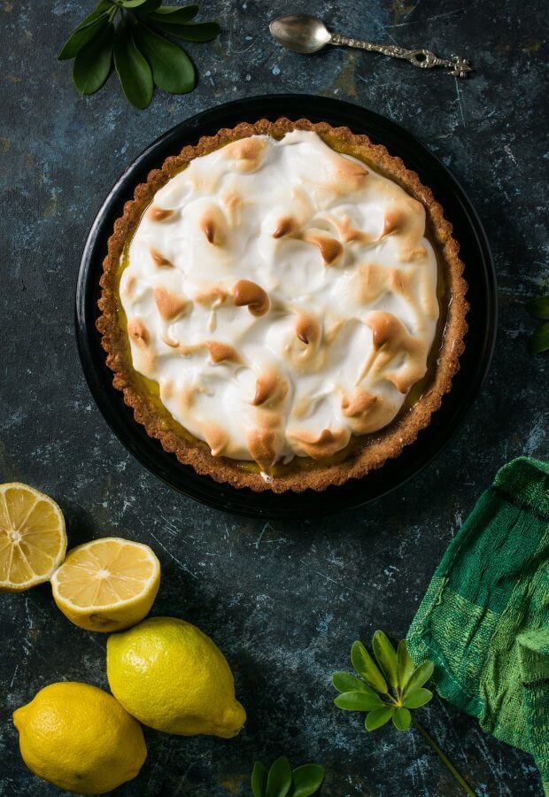 Keto Lemon Curd Pie Long