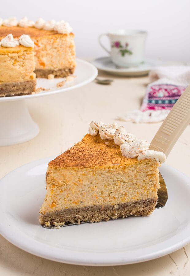 Keto Pumpkin Cheesecake Long