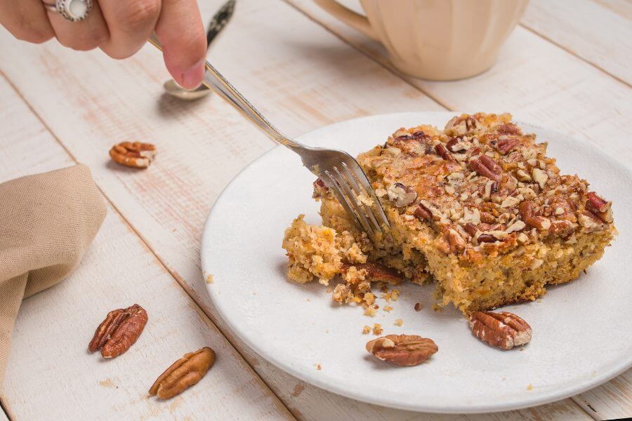 Keto Pumpkin Earthquake Cake