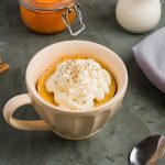 Keto Pumpkin Mug Cake Featured