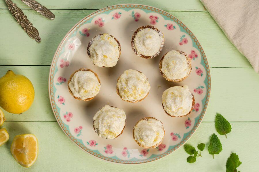 Keto Lemon Mini Muffins 8