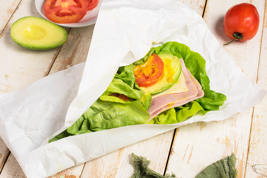 Quick Ham & Cheese Keto Salad Sub