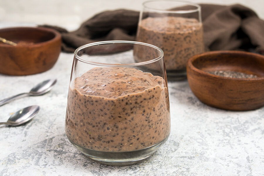 Keto Chocolate Chia Seed Pudding