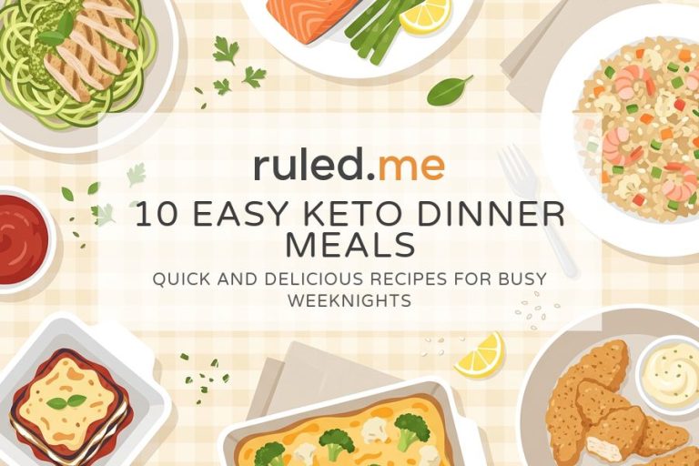 10 Easy Keto Dinner Meals for Busy Weeknights