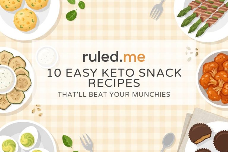10 Easy Keto Snack Recipes That’ll Beat Your Munchies