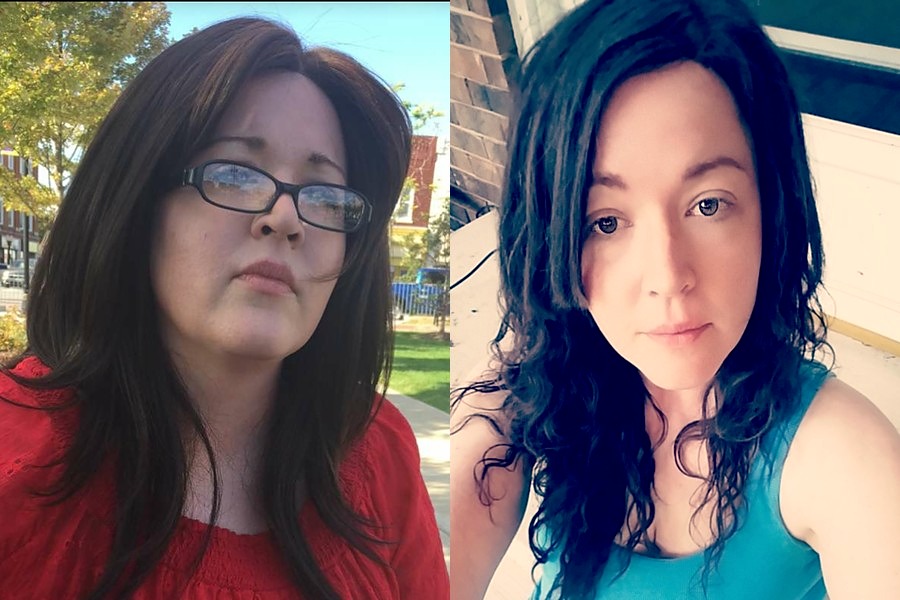 Kristy before and after 111 pounds of keto weight loss