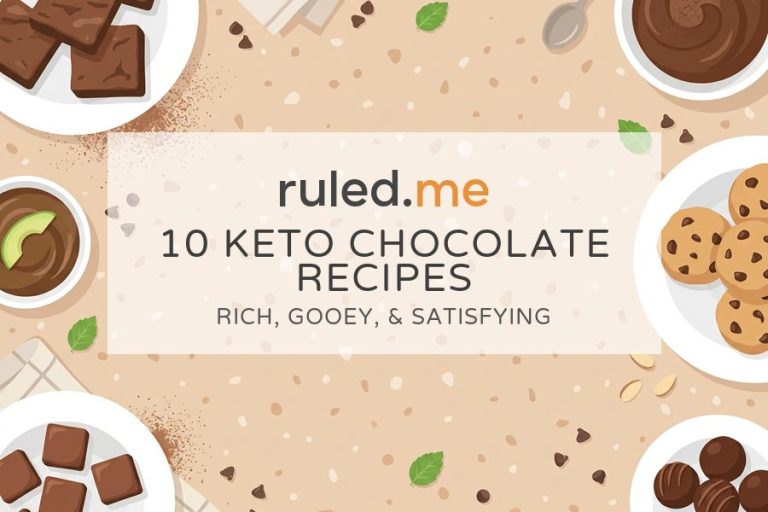 10 Keto Chocolate Desserts That Actually Hit