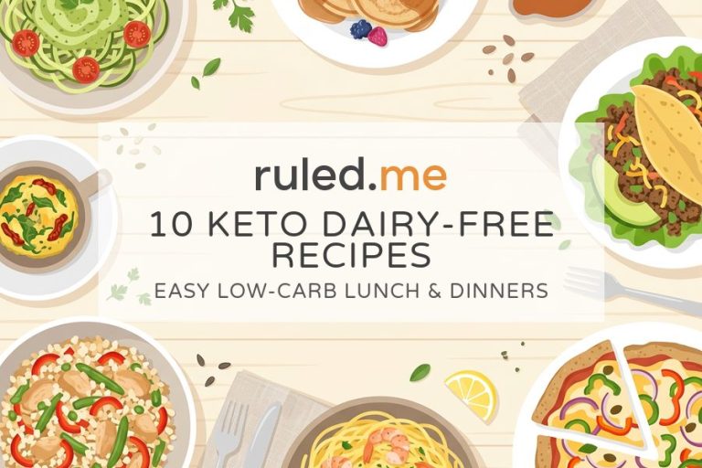 10 Keto Dairy-Free Recipes for Lunch & Dinner