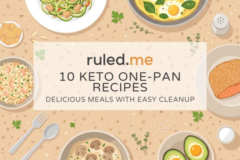 10 Keto One-Pan Recipes with Easy Cleanup