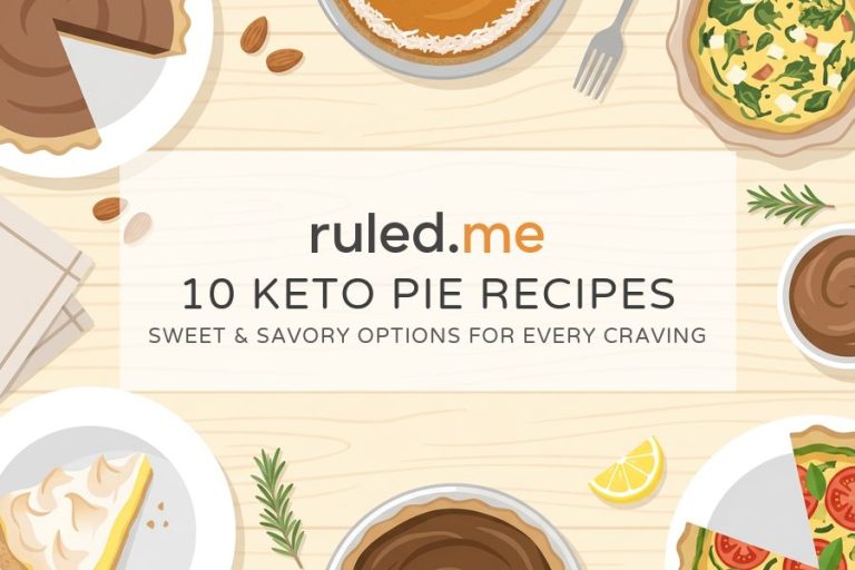 10 Keto Pie Recipes: Sweet & Savory